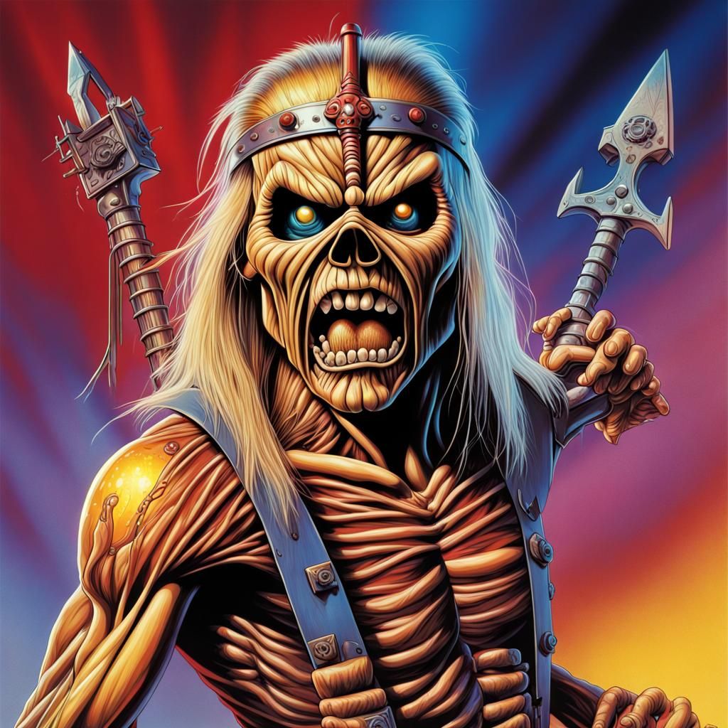 Iron Maiden Album Cover by Disney