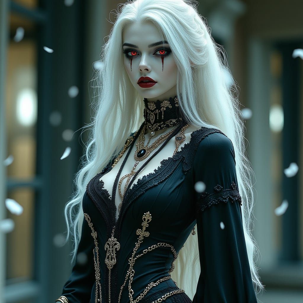 Stunningly beautiful blonde vampire Queen 👑
