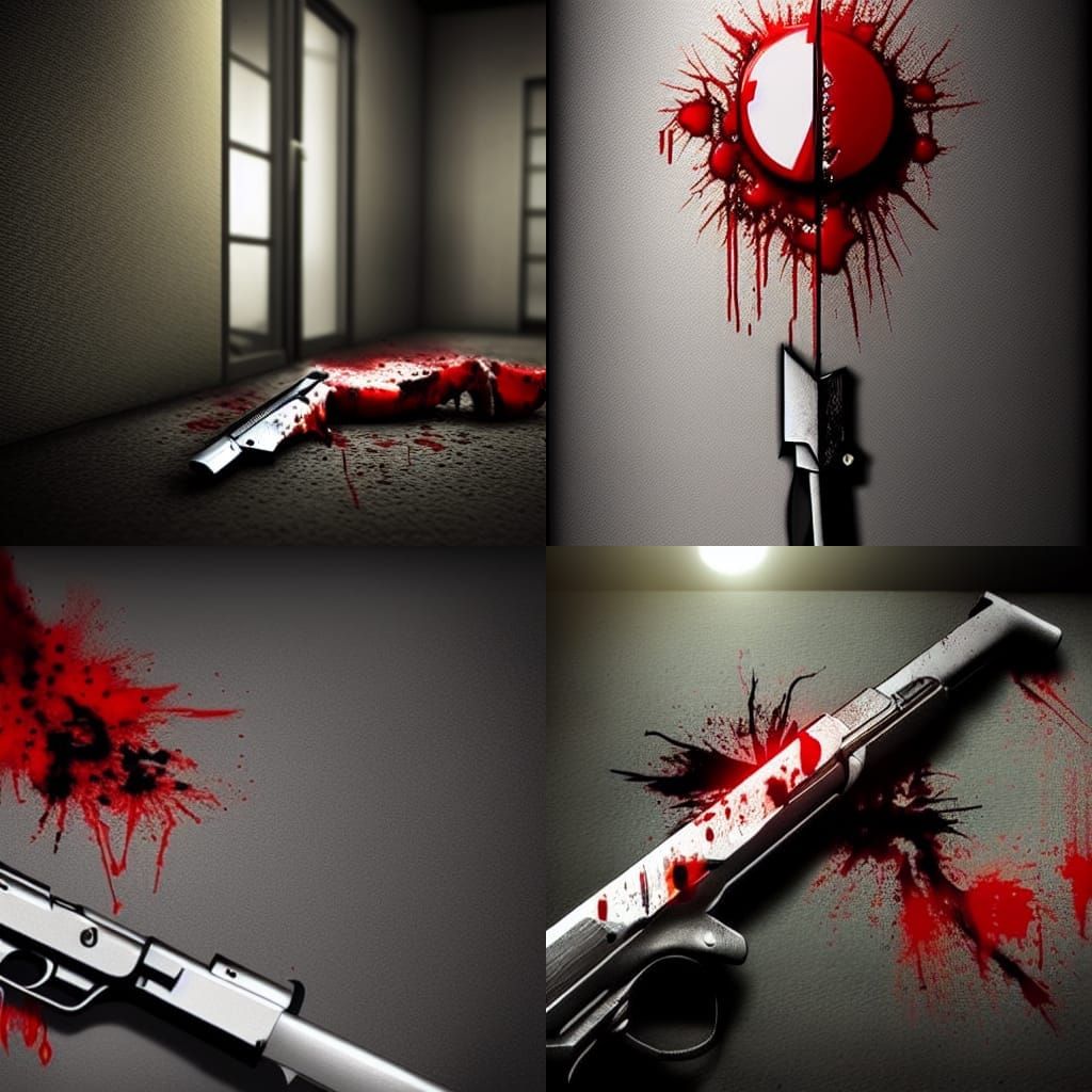 Hyperrealistic Crime Scene: A Bloody Murder