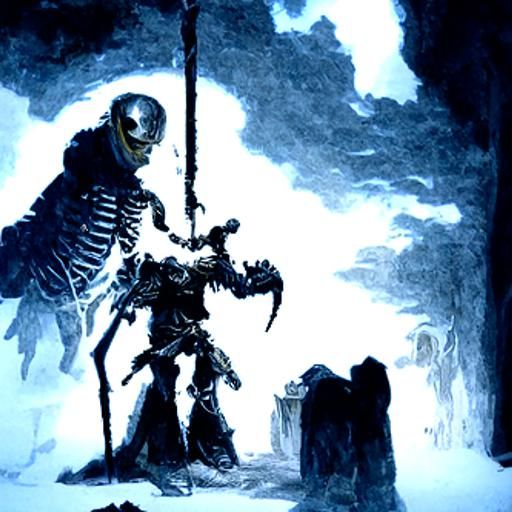 Resurrected Skeleton Warrior Rises