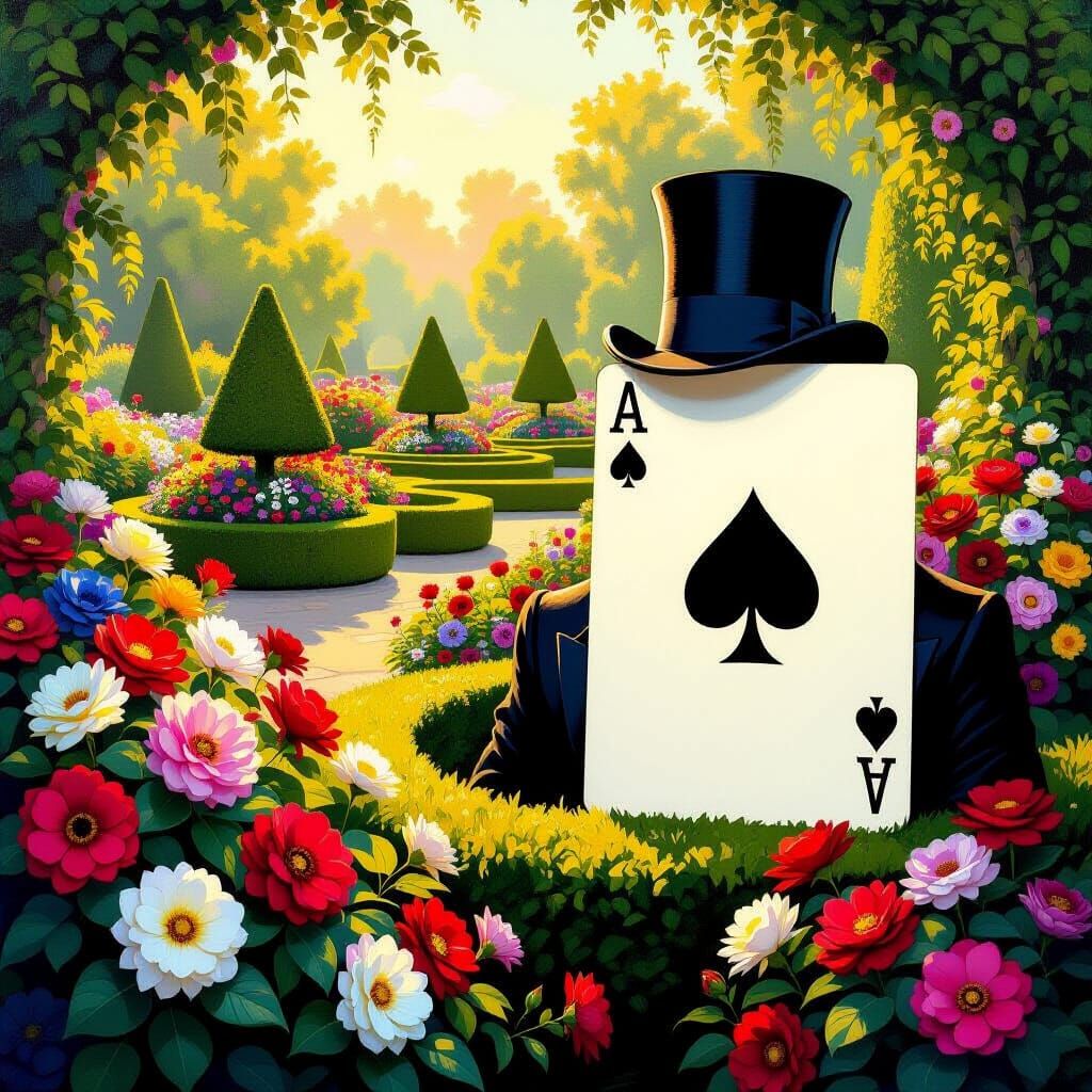 Regal Ace of Spades Overseeing Award-Winning Garden