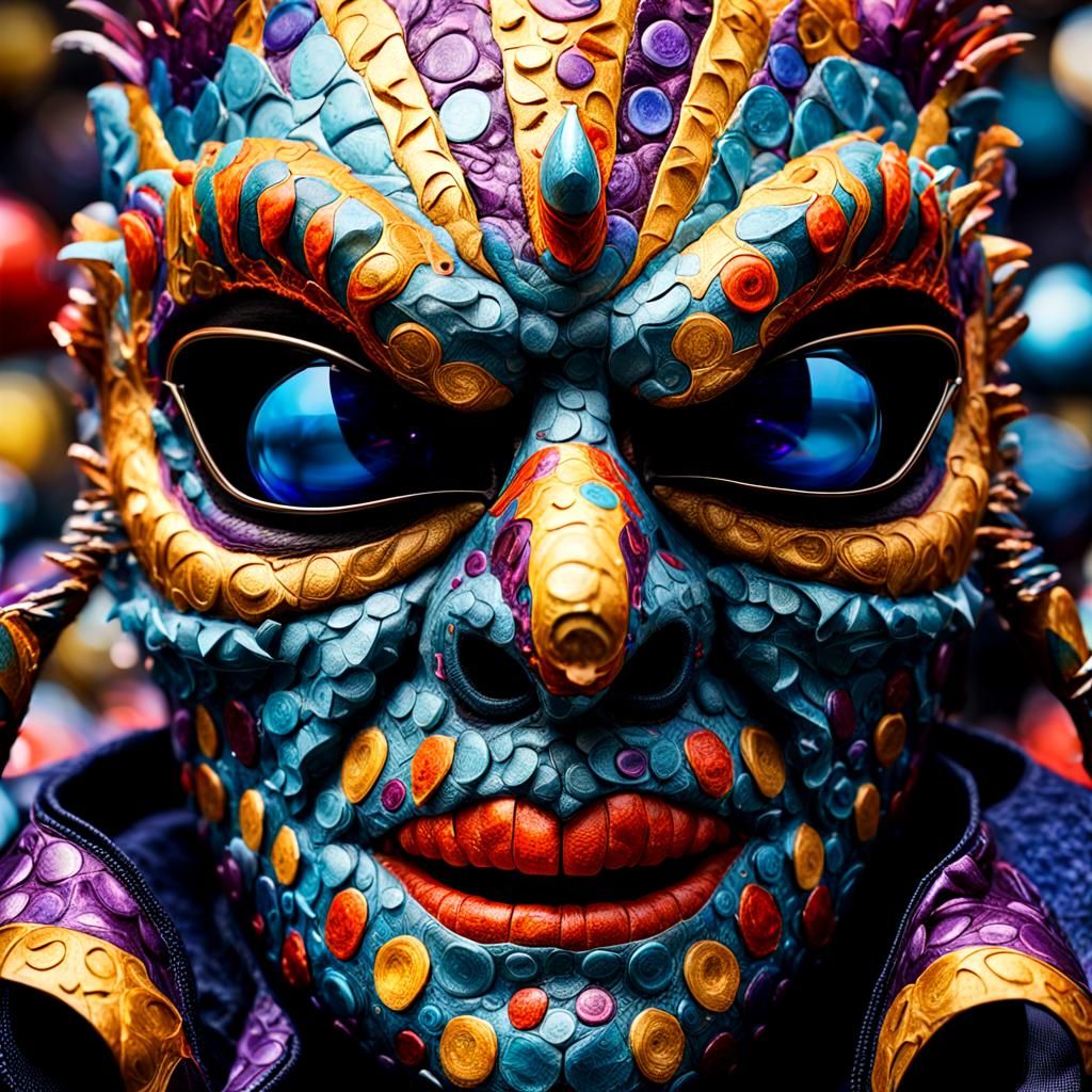 Nebula Oil Monster in Maximalist Masquerade