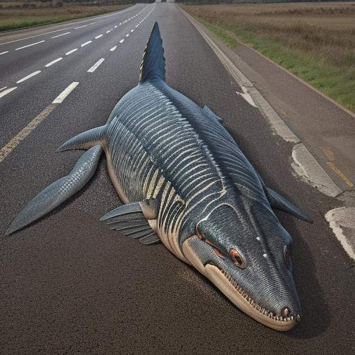 Ancient ichthyosaur unearthed on road in Melton Mowbray