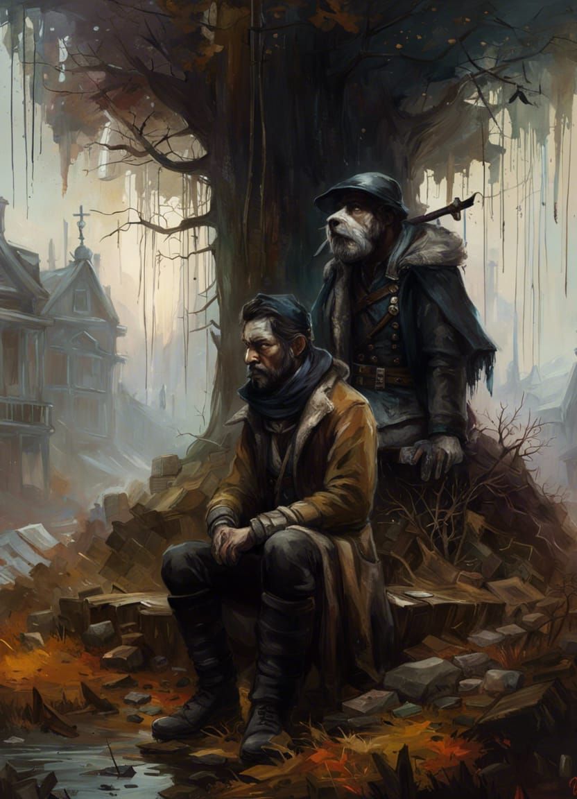 Heartrending Funeral: Depressing Blackness in Hyperdetailed ...