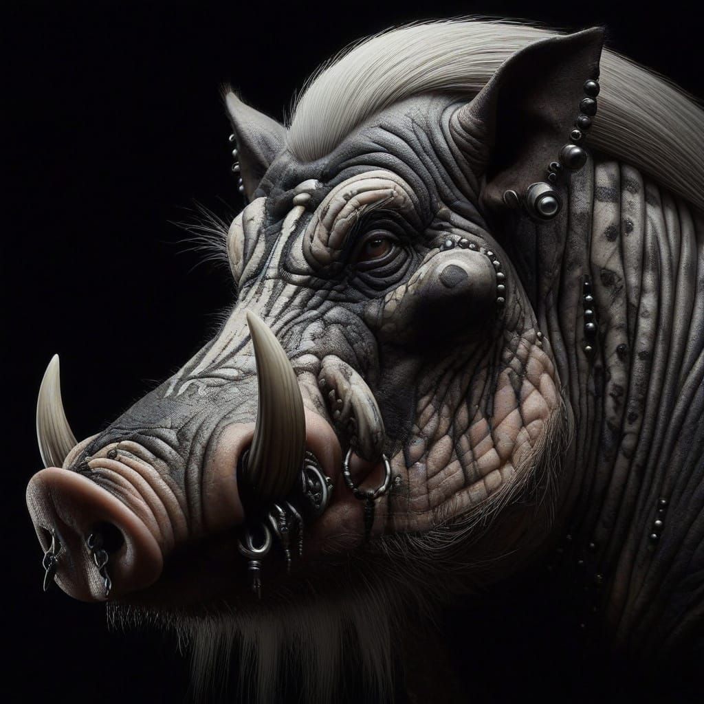 Mythic Legions: Tribal Pig-Shamans with Piercings