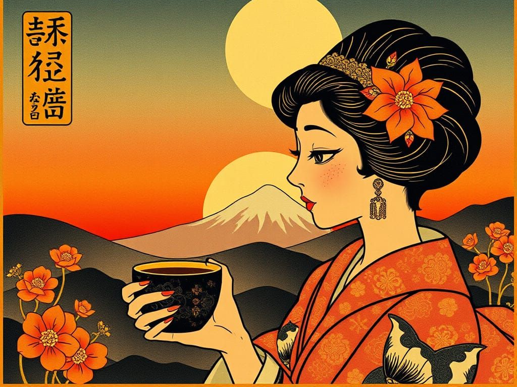 Auction Freckle in Art Deco Style