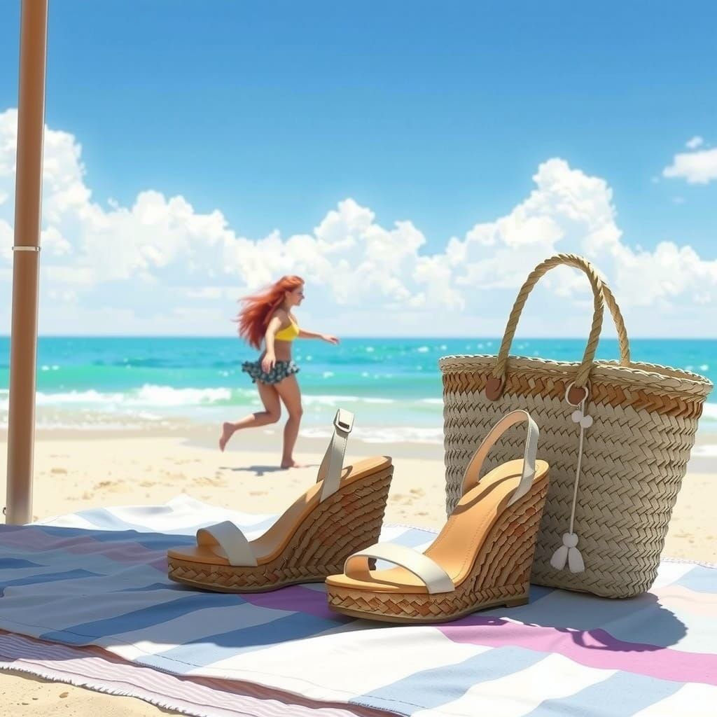 Surreal Summer Chic in Hyper Realistic Style