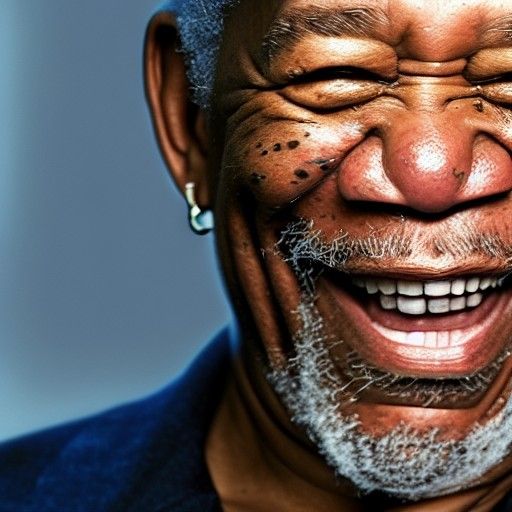 Laughing Man Portrait: Realistic Digital Masterpiece