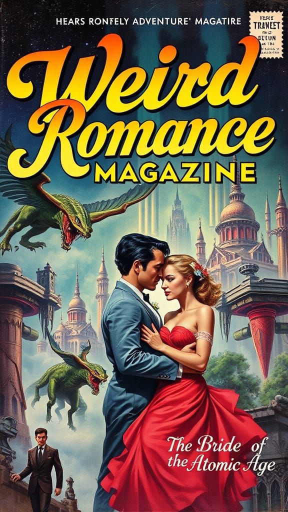 Gothic Romance Meets Futuristic Fantasy in Bold, Colorful Il...