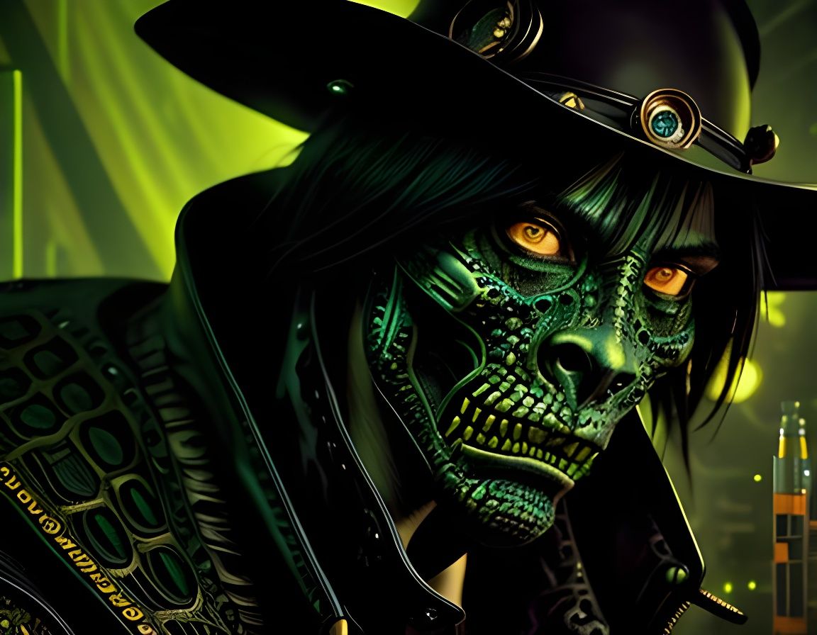 Pulp Sci-Fi Menagerie in Ectopunk Ironpunk Style