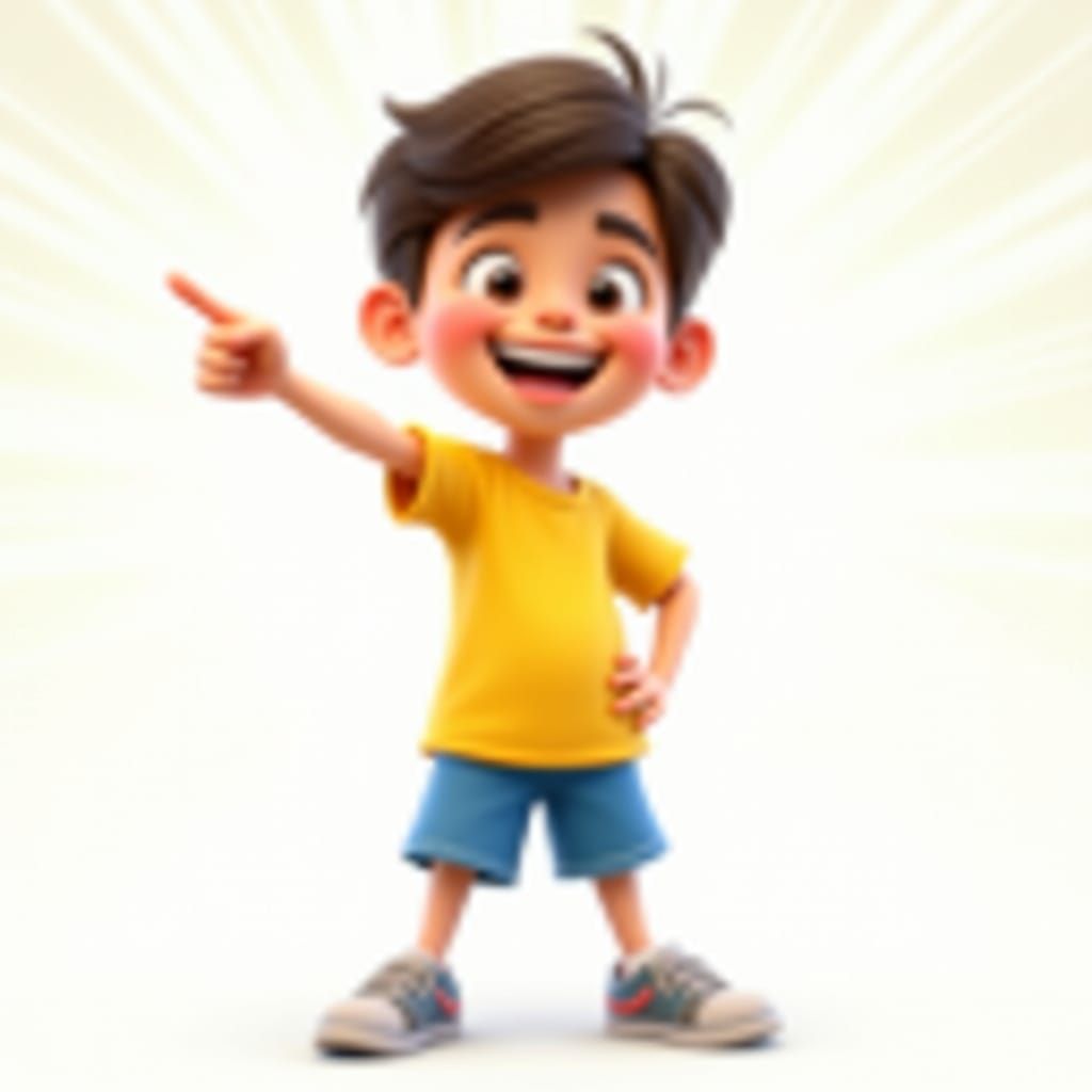 Mischief Maker in Vibrant Cartoon Style