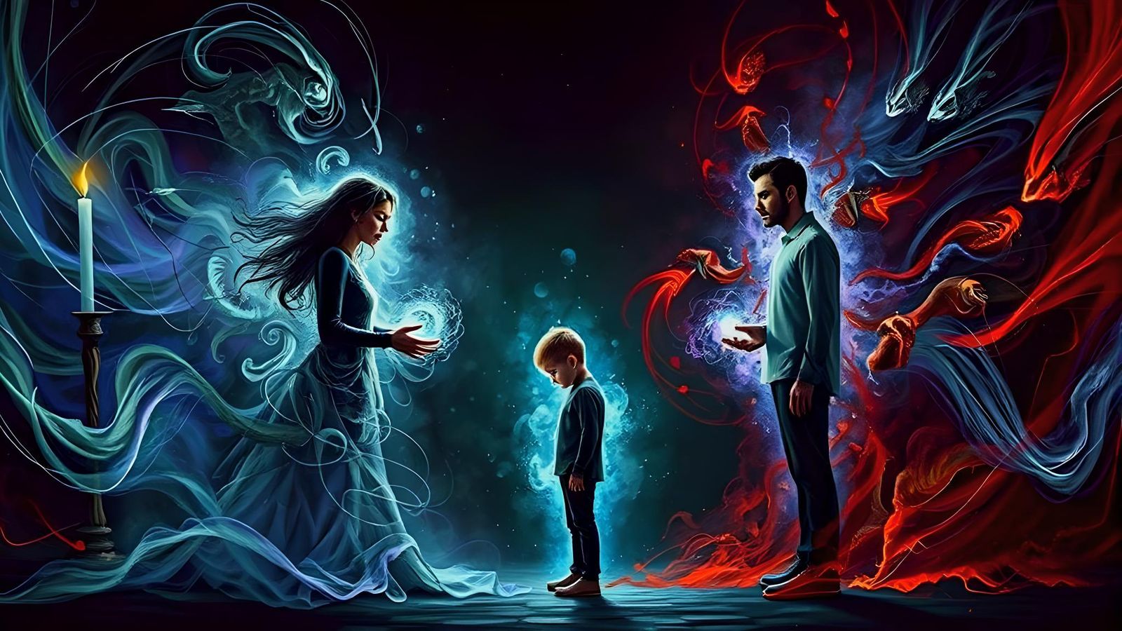 Vortex of Emotions: Between Pain and Fury