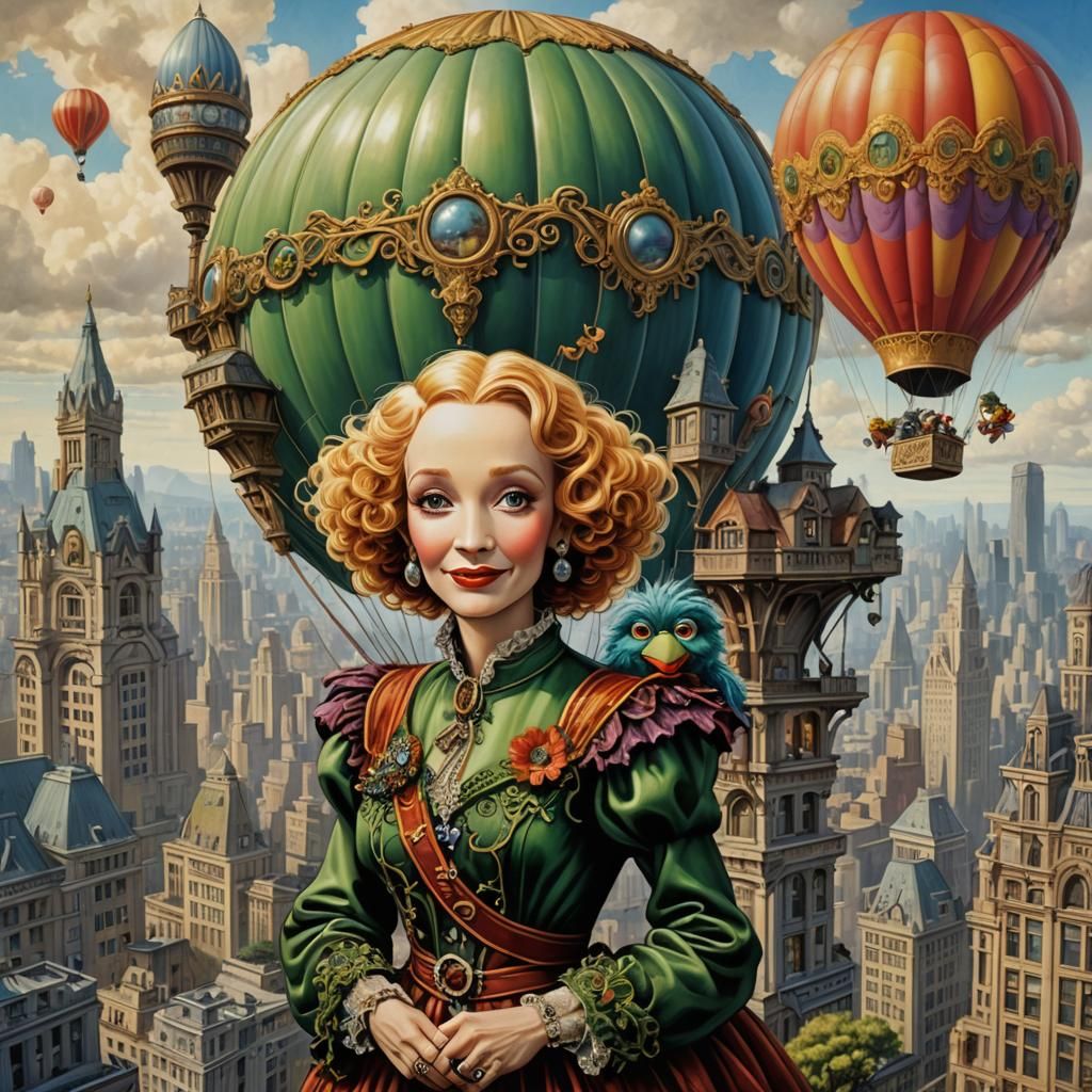 Marlene Dietrich - In the land of the hot air balloons