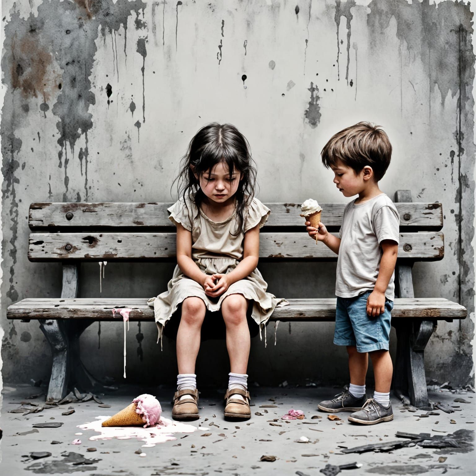 Don't cry! Here, take mine.