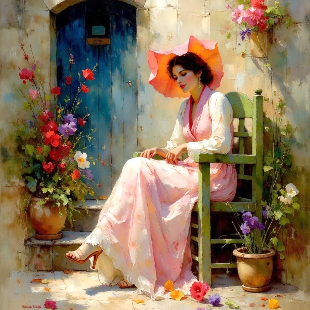 The Wild Rose: A Haunting Melancholy Portrait