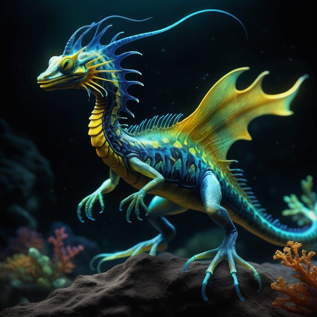 Speculative Alien Life Form in Hypers Realistic Concept Art