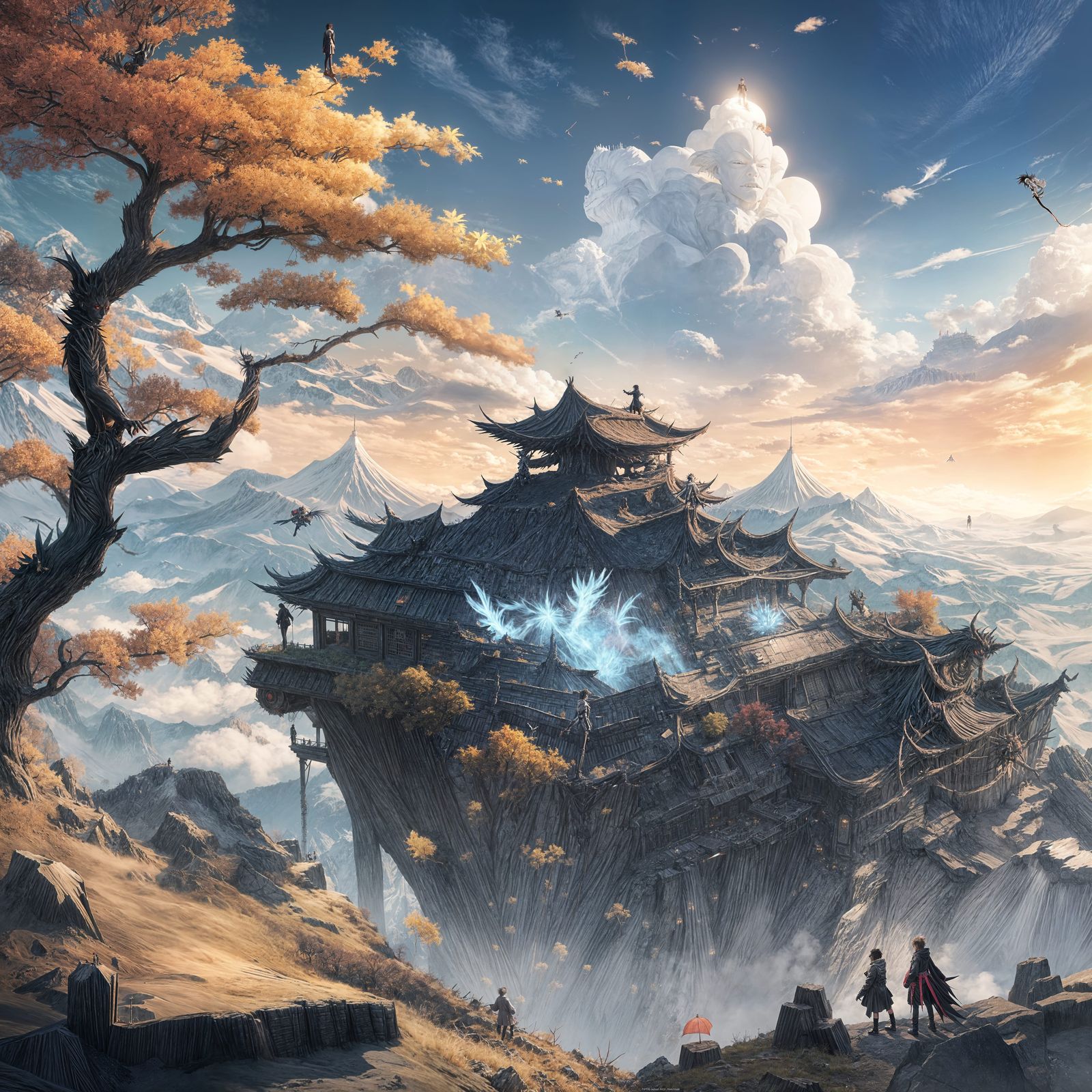 Ryuk on Mountain: 3D Anime Art