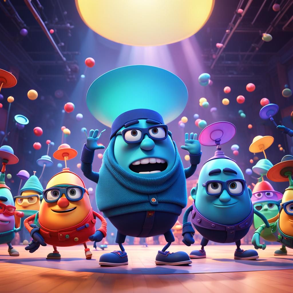 Hats Without Heads: Pixar-Style 3D Digital Art