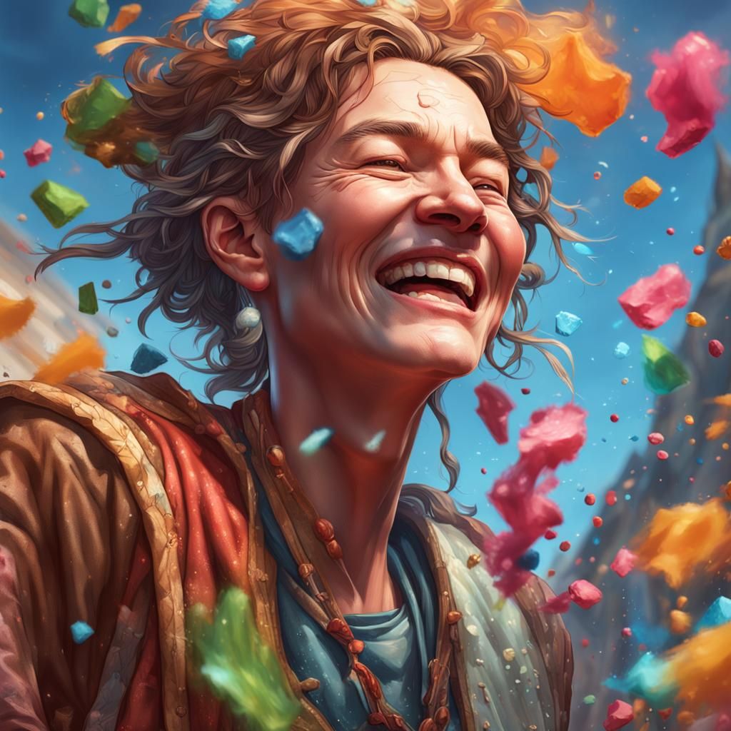 laughter is the key to the soul…….