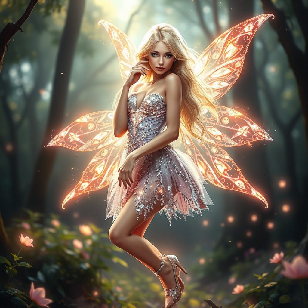 Ethereal Fairy in Triadic Colors