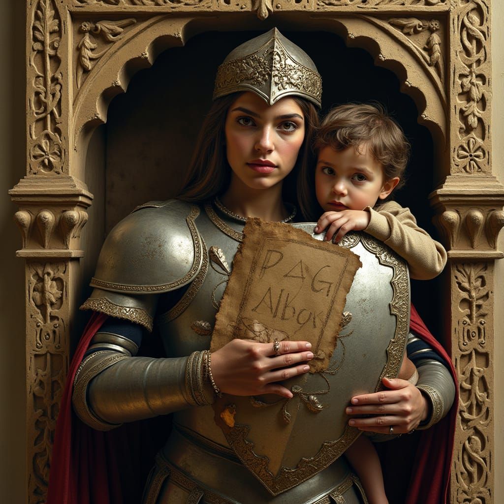 uma mulher linda soldado guerreiro de 25 a 40 anos ou alemão...