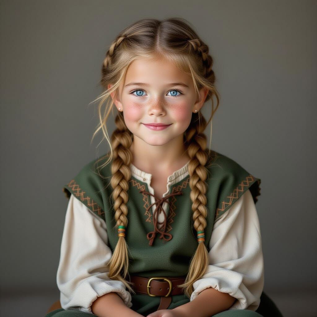 Cute Viking Girl