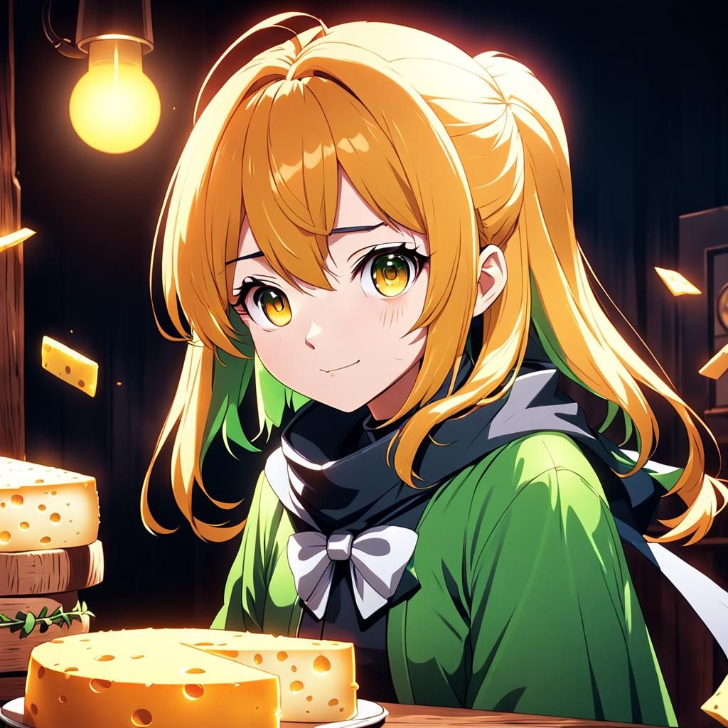 masterpiece, cute girl, great cheese lord, Bluntnose sixgill...