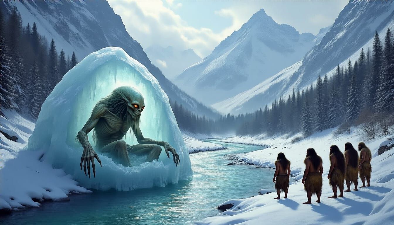 Ancient Alien Discovered Frozen by Neanderthals