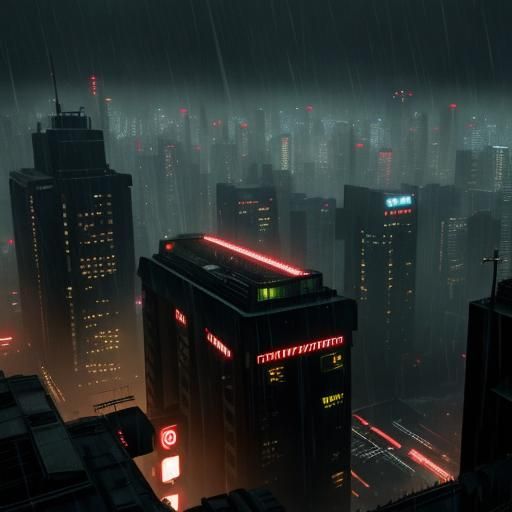 Blade Runner Tears in Rain Scene Recreation