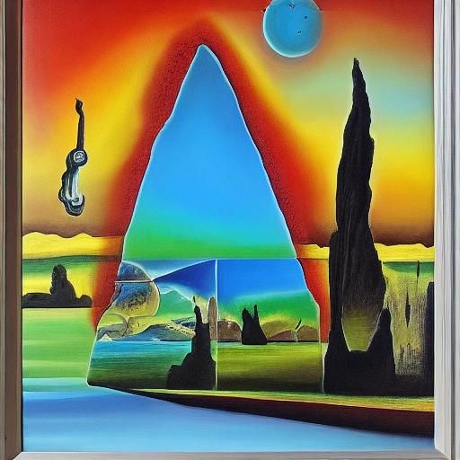 Surreal Acrylic Pouring Painting with Cells