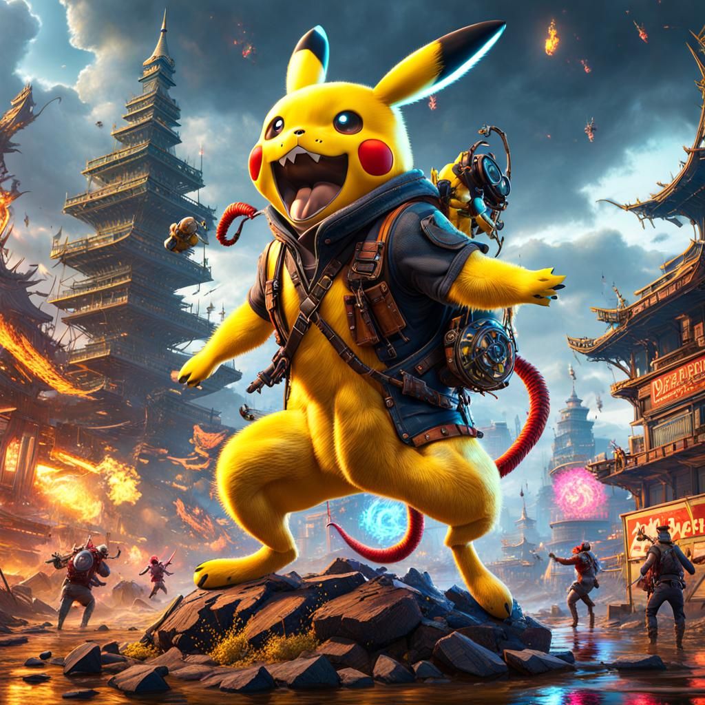 Translucent Redneck Pikachu Acrobatic Monstrosity