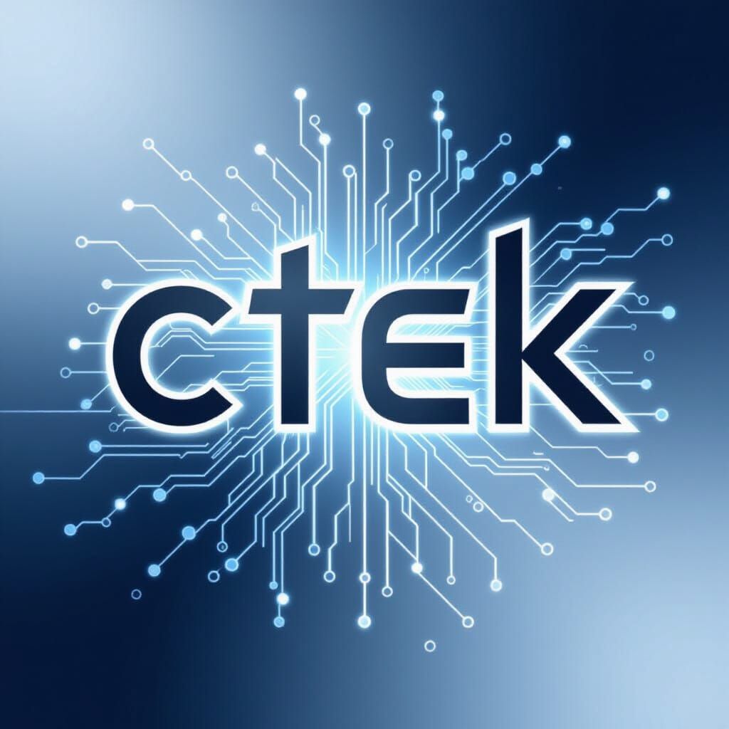 Sleek Modern CTEK Logo Design