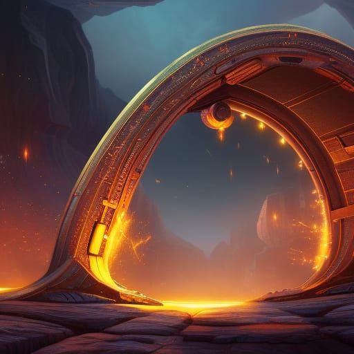 Fantastical Magic Stargate Concept Art