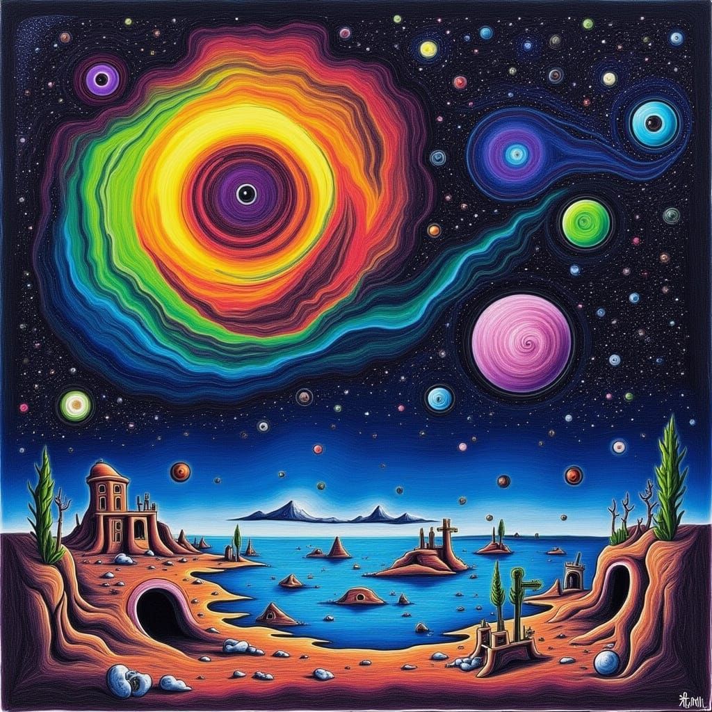 Floating Islands in Cosmic Sky