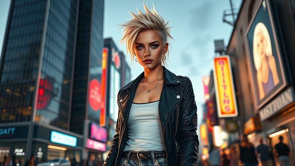 Night City Ripperdoc in Cyberpunk Style