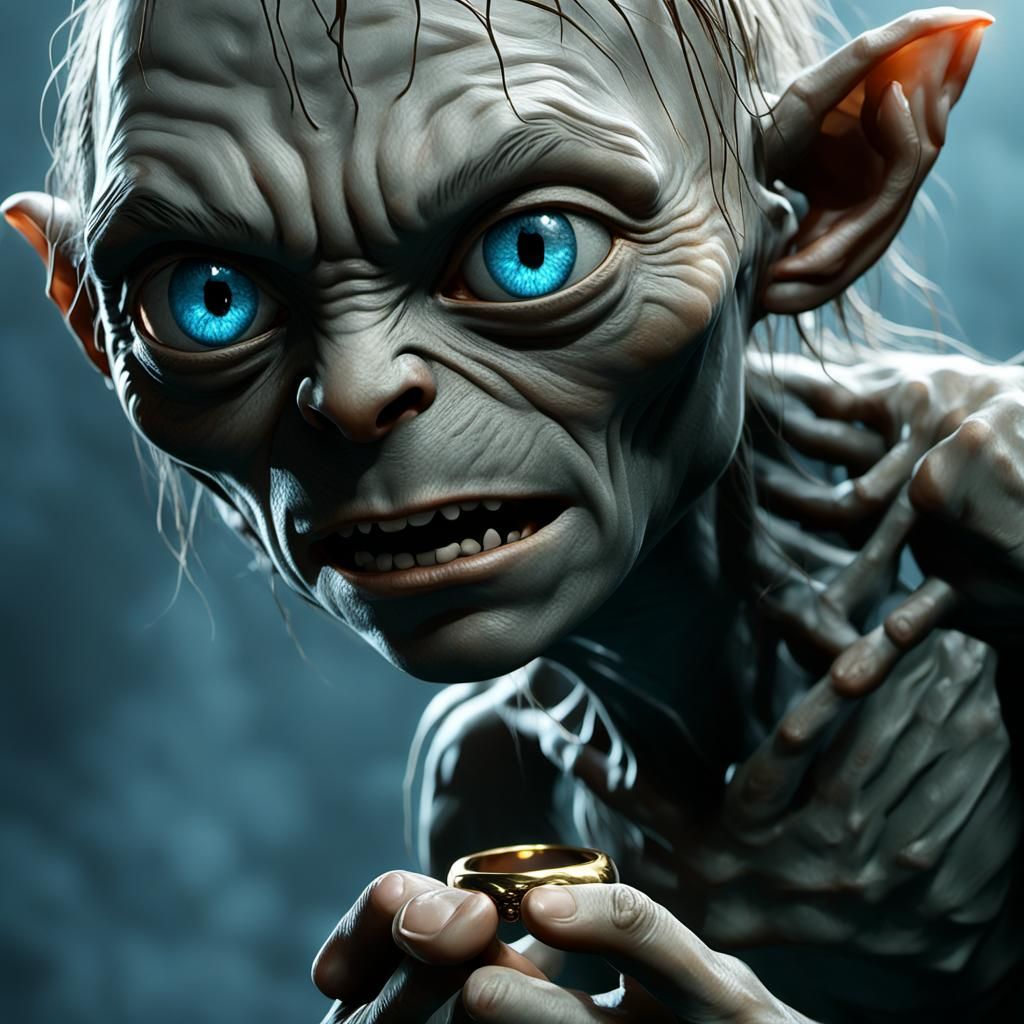 Gollum and the One Ring: 3D Game Art