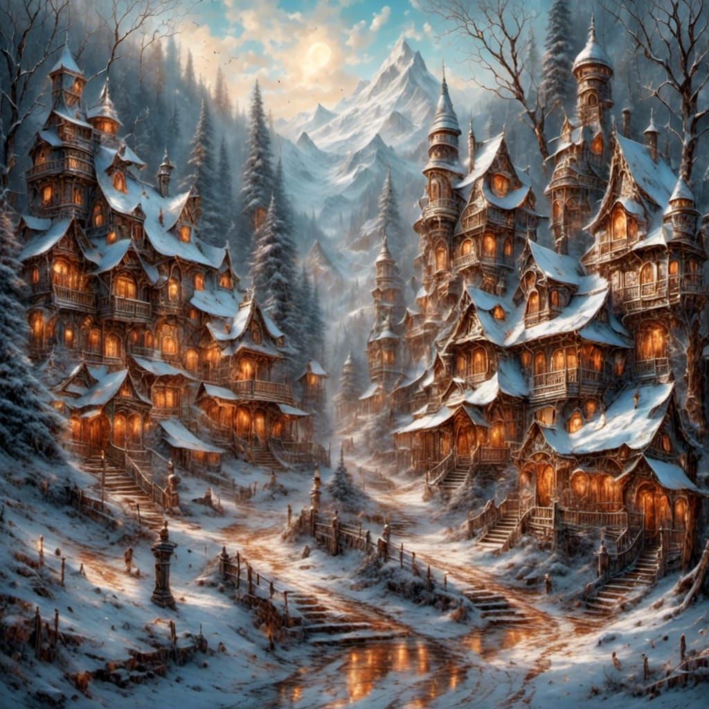 Metallic Shimmers and Gleams in Chrome Style