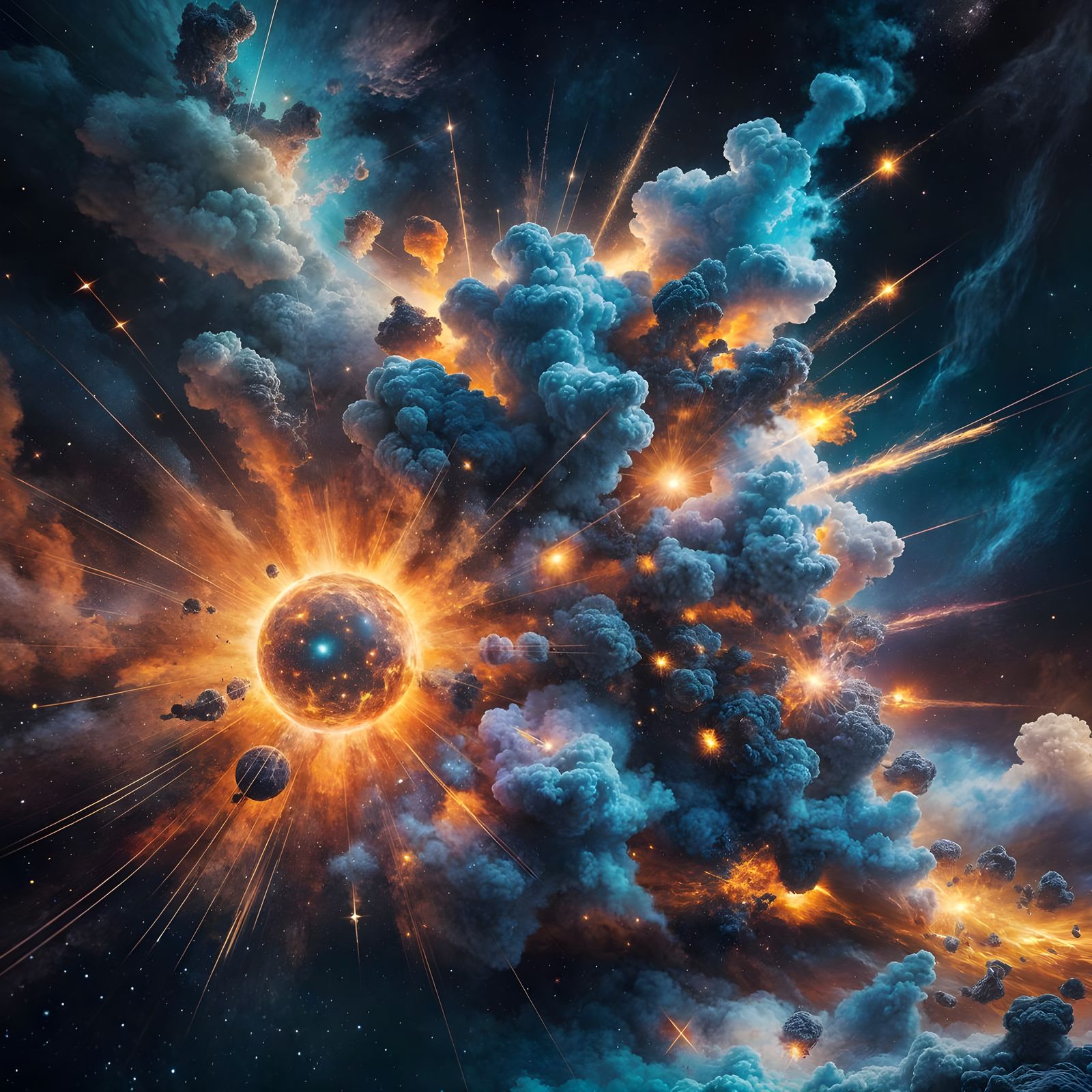 Abstract Big Bang: Explosive Creation
