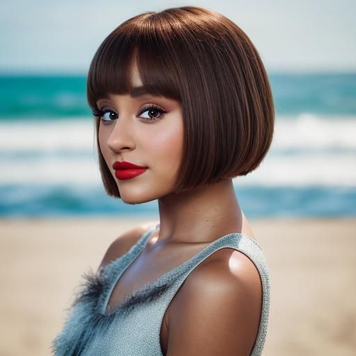 Ariana Grande Inspired Beach Photo, Professional Quality