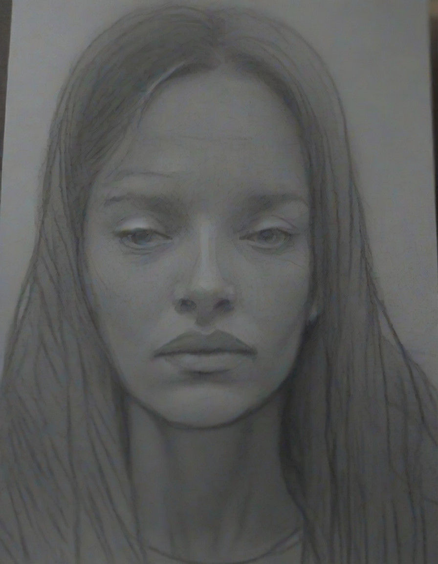 Elegant Portrait of a Lonely Mother