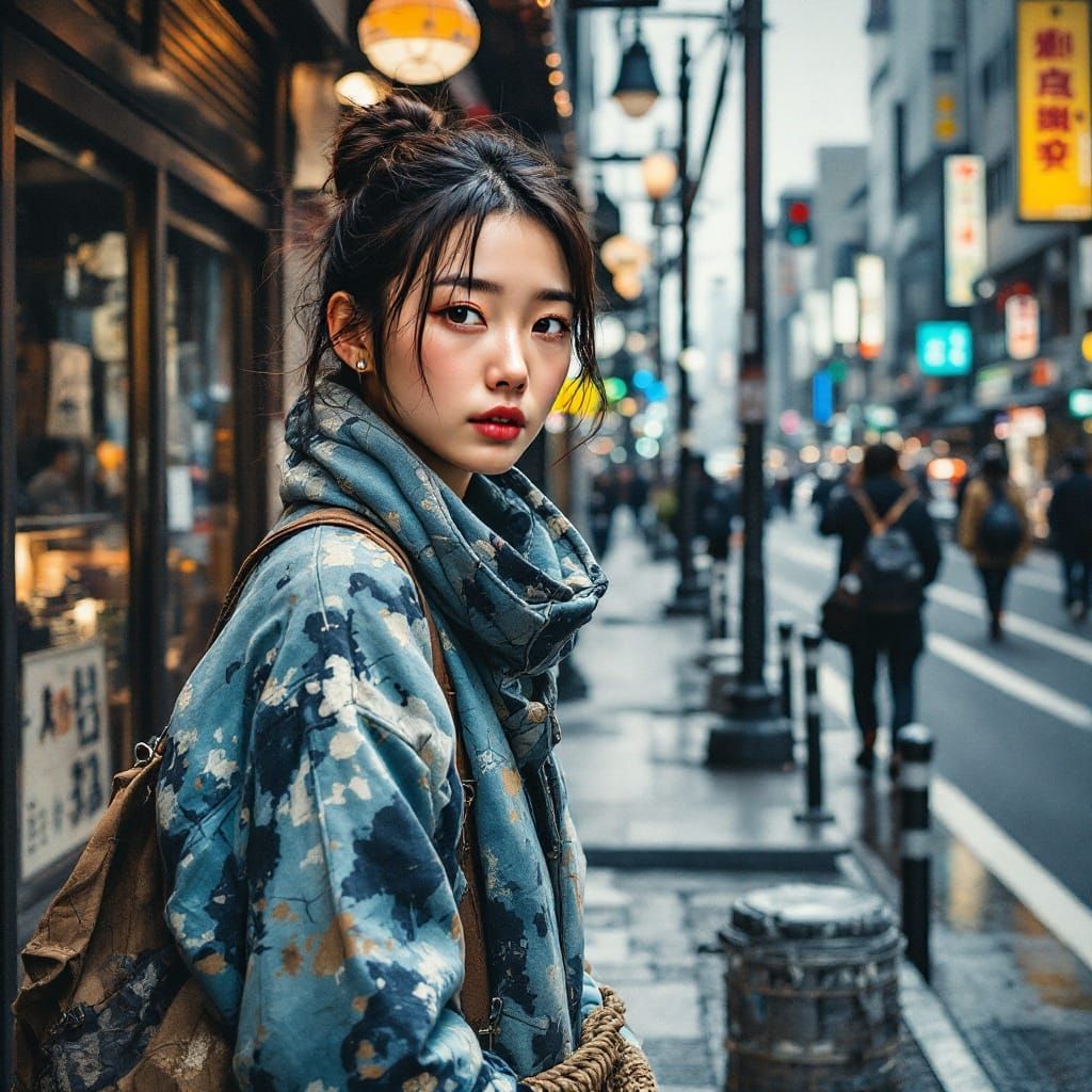 Meditative Beauty in Tokyo Streets