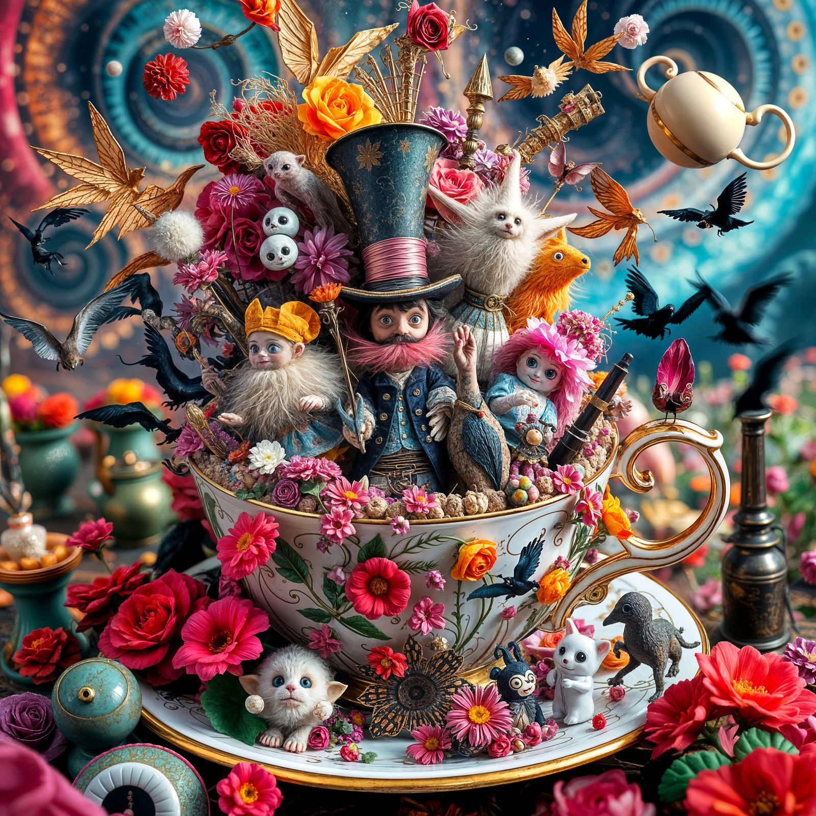 Visigoth Mad Hatter's Surreal Tea Party
