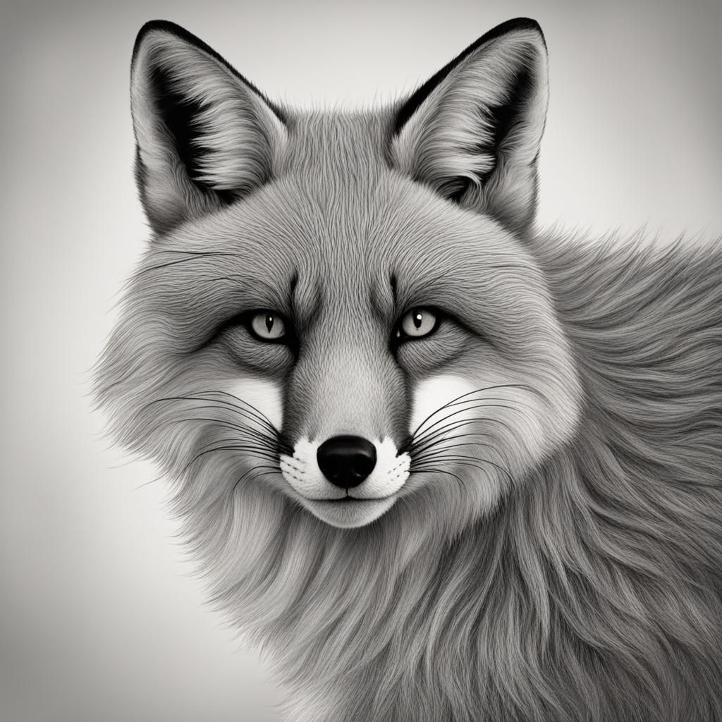 Vivid Image of a Fox