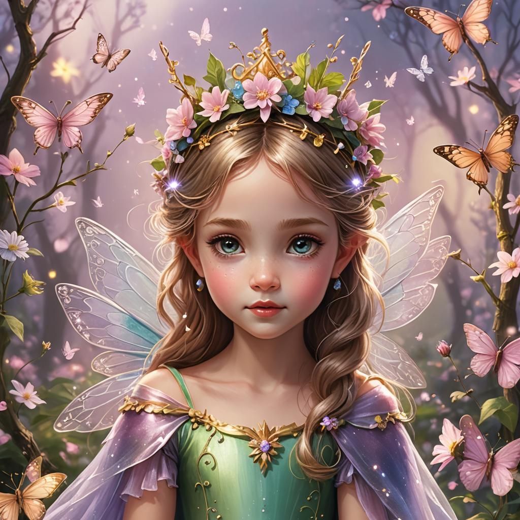 Enchanting Fairy Princess Generated by AI