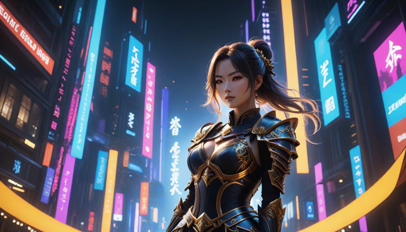 Breathtaking 3D Anime Art: Chiaroscuro-Inspired Beauty