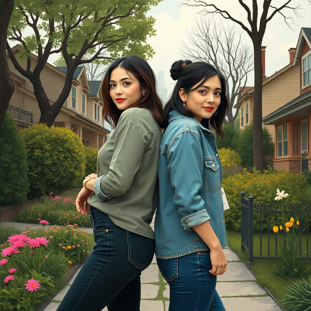 Whimsical Women in Art Nouveau Chic