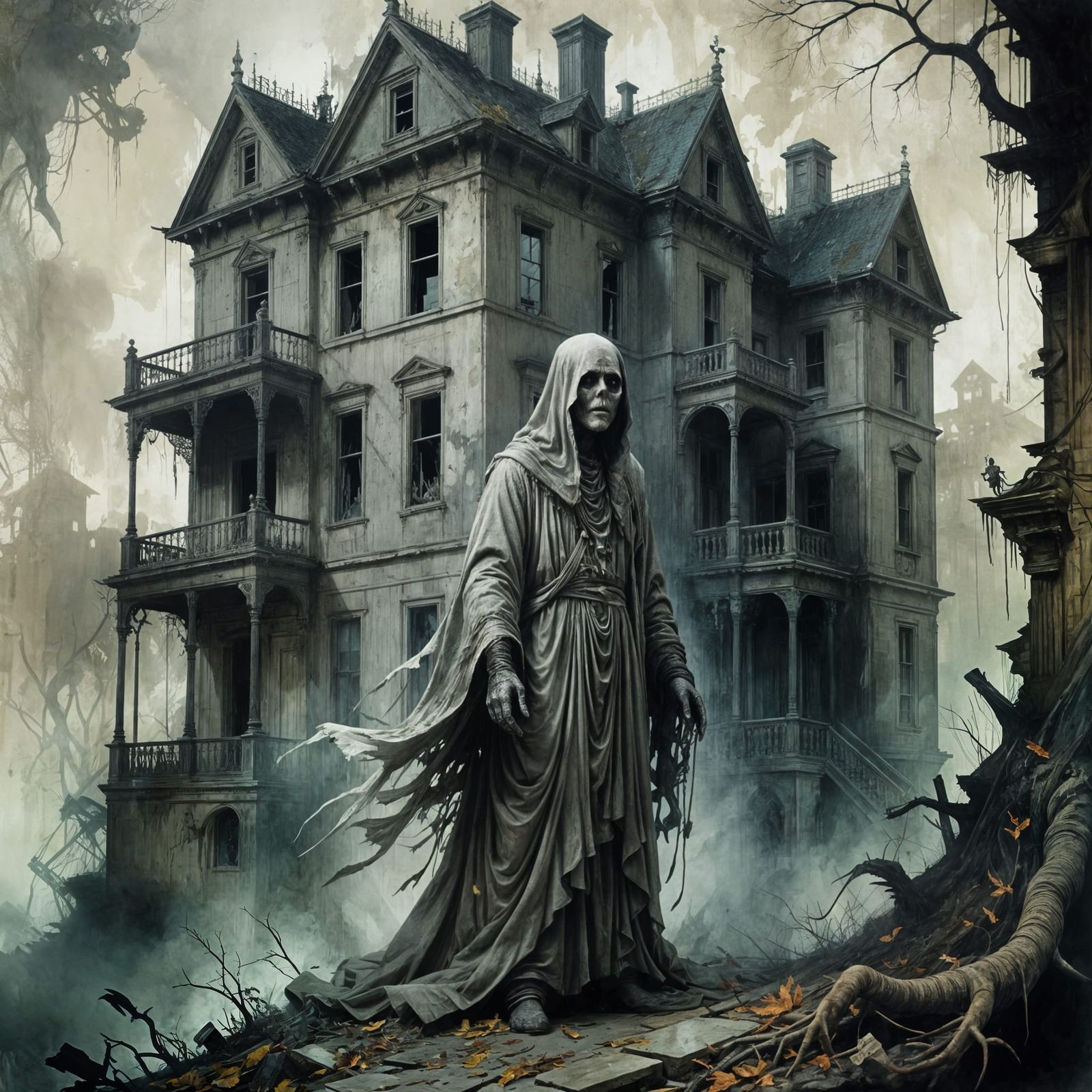 Ethereal Specter in Forgotten Manor