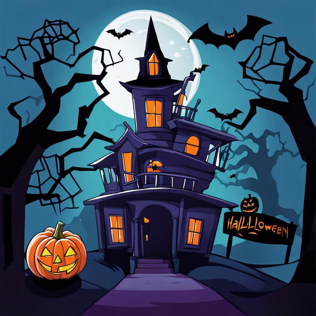 AI Generated Halloween Image