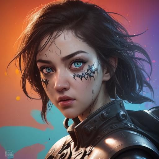 Hyperrealistic Googly Eyes in Splash Art Style