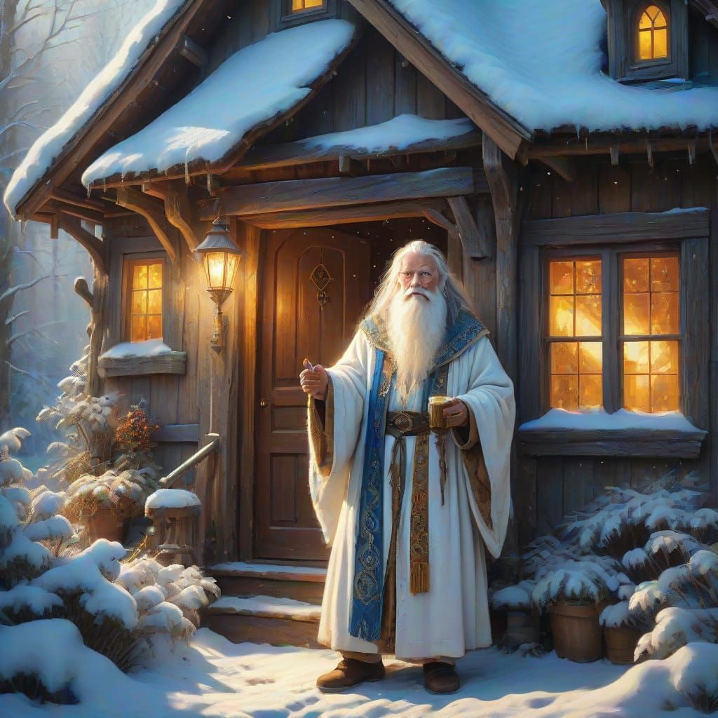 Winter Wizard Cottage in Kinkaid Style